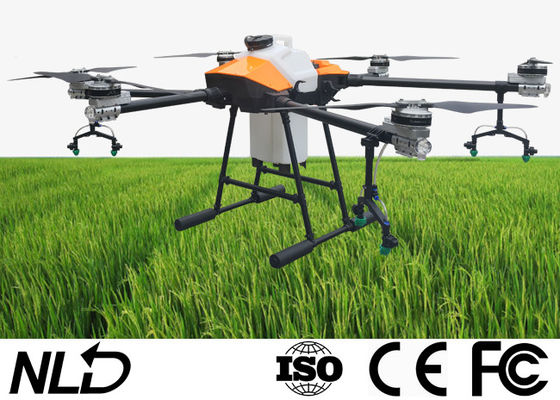 ISO9001 8 Nozzles 30L 6 Rotors Fertilizer Spraying Drone