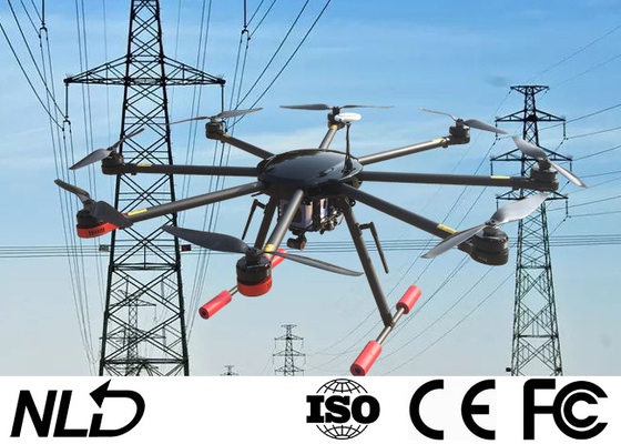 Horizontal Folding Powerline Drone 0-1000m Flight Height